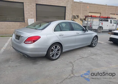 2016 Mercedes-Benz C 300 from USA, damaged, VIN 55SWF4JB1GU102269